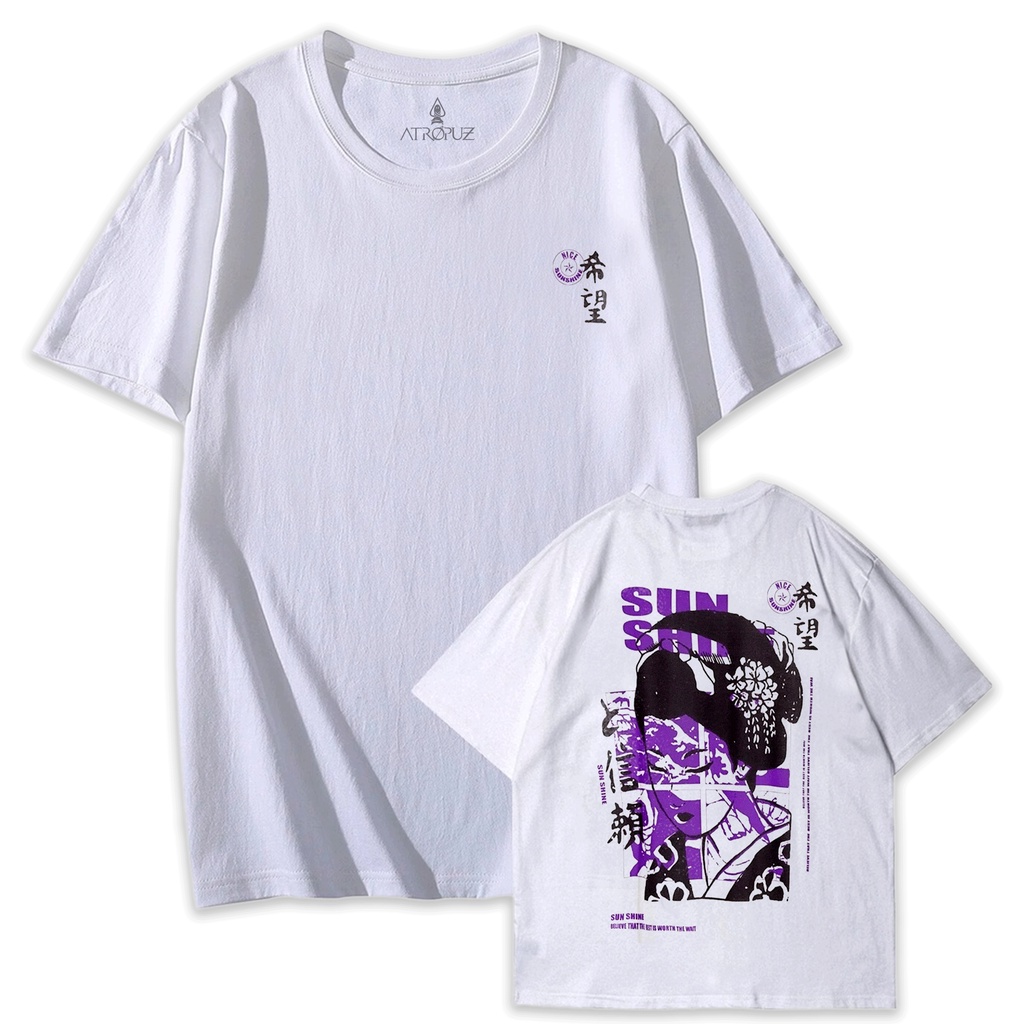 Camiseta Algodão Unissex T-Shirt Shin Shine Gueixa Japan