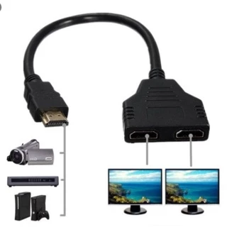 Cabo HDMI Divisor Splitter 1 Macho para 2 Fêmea
