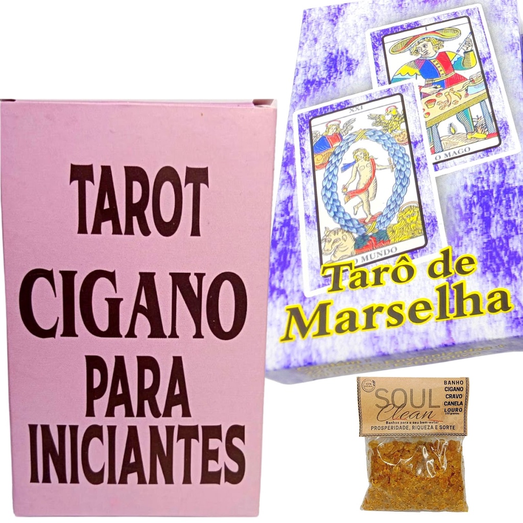 Baralho Tarô Cigano Santa Sara Kali 36 Cartas Iniciantes Nf