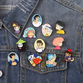 Broche Anime Periférico Lapela Pin Spirited Away Esmaltado/Emblema Colecionável Atacado