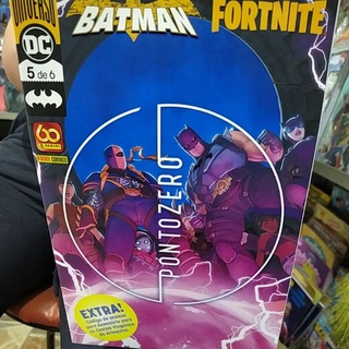 Batman Fortnite ponto zero com código edições 1, 2, 3, 4, 5, 6 HQ DC Panini