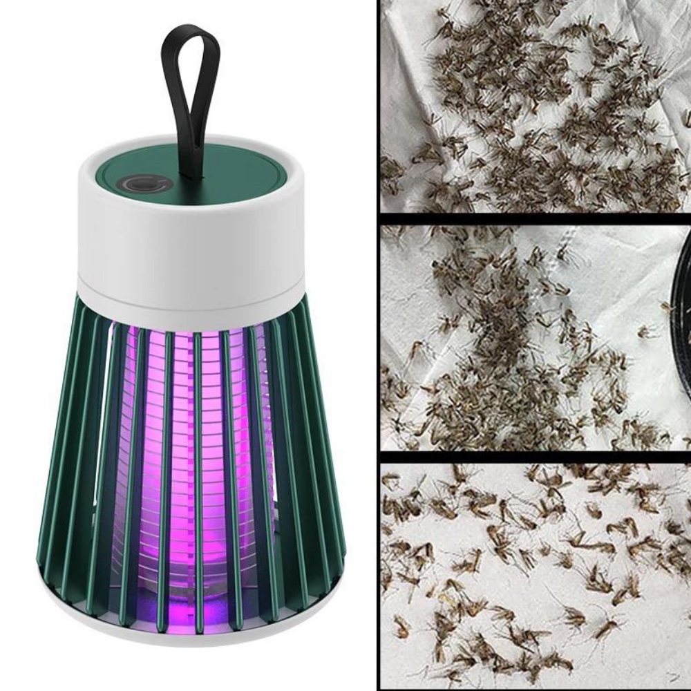 Luminária Mata Mosquito Inseto Armadilha Noturna Luz Led Usb