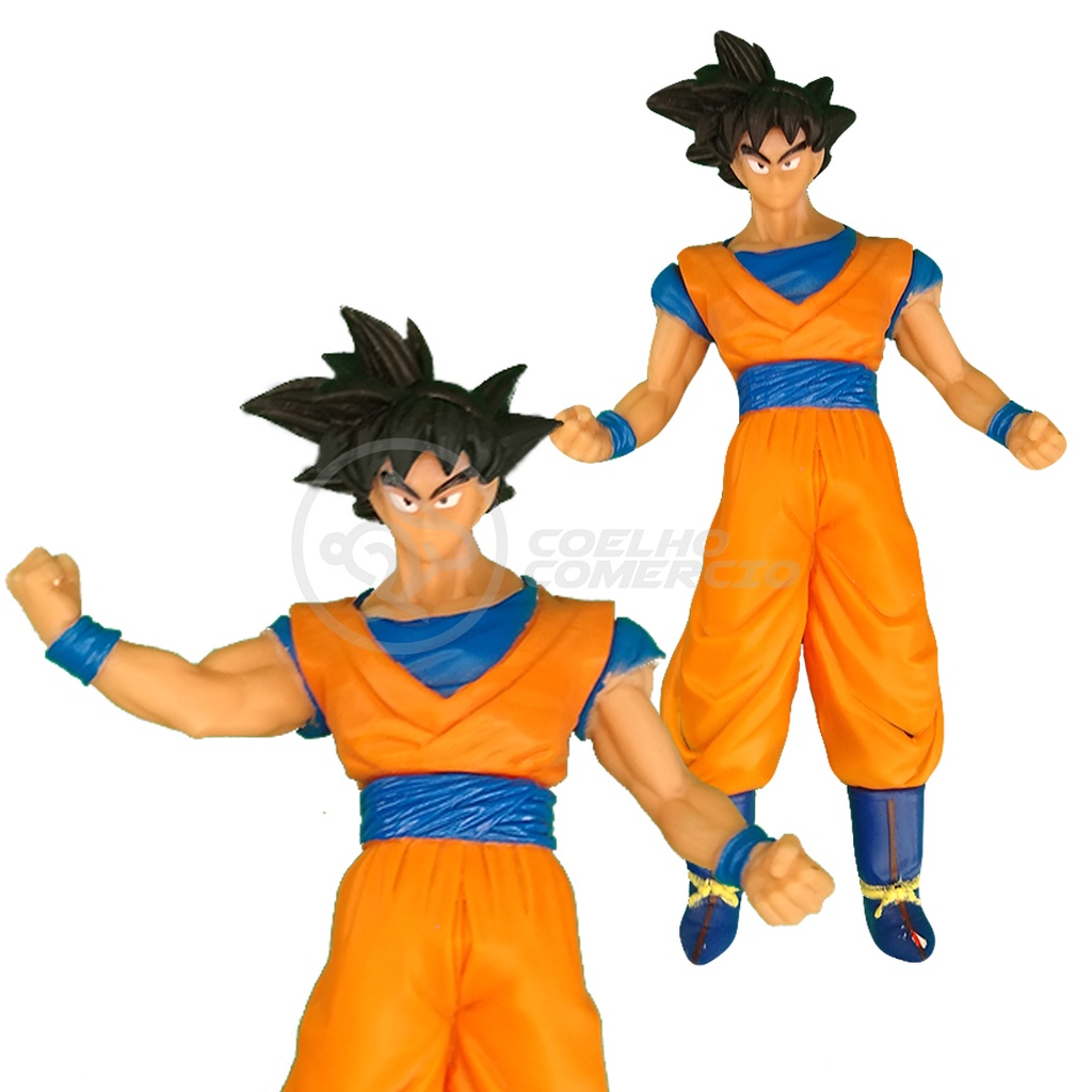 Brinquedo Boneco Action Figure Goku Super Sayajin Grande 26cm