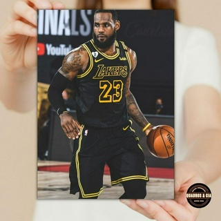 Quadro Decorativo Emoldurado Lebron James Jogador Famoso Basquete