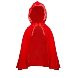 Capa Chapeuzinho Vermelho Curto Adulto