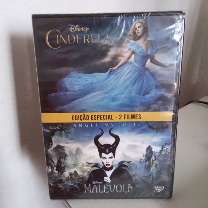 DVD - Cinderela 2015 + Malévola - 2 Discos