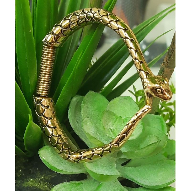 Bracelete Pulseira Serpente Cobra Aberta Pulso Acessórios - BRDrop