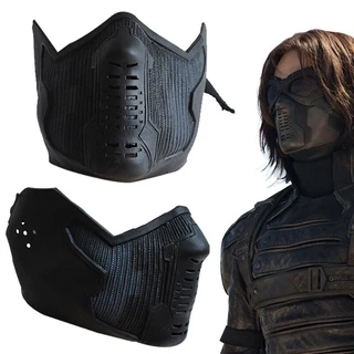 Em Estoque Capitão América 2 Soldado De Inverno James Buchanan/Bucky Barnes Latex Cosplay Máscara