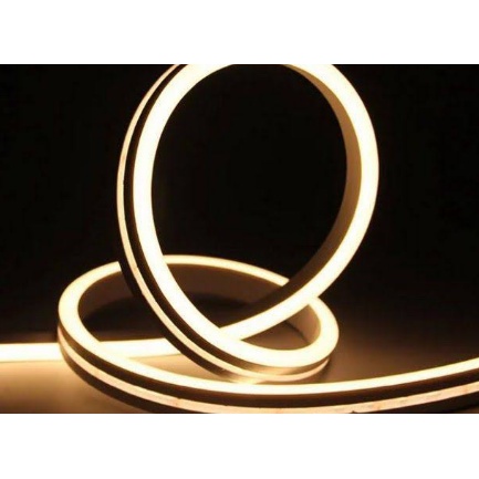 Mangueira Fita LED Neon Flex Branco Quente 3500K 220V Metro