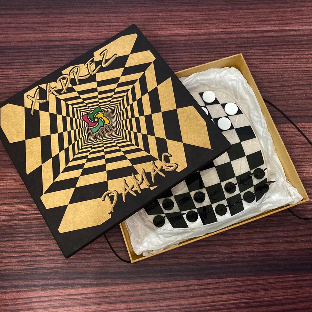 tabuleiro de damas ondulado padronizar. abstrato xadrez quadrado