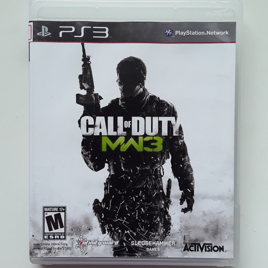 Call Of Duty Mw3 Modern Warfare Ps3 Mídia Física Original Shopee Brasil 2858