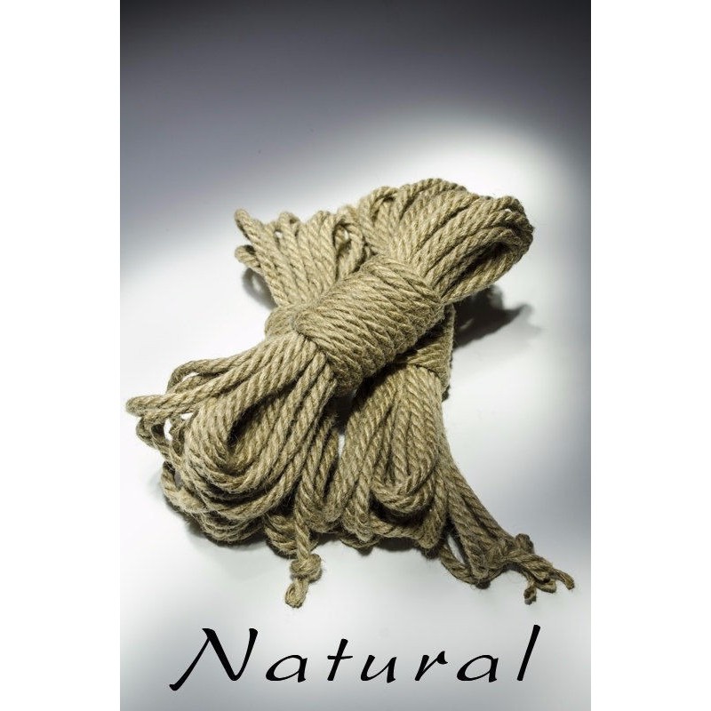 Corda em Juta Natural 8 Metros por 6,25 mm Asanawa Artesanal 1/2/4 ...