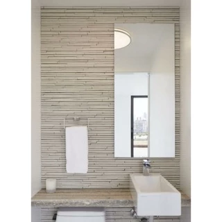Espelho 90x30cm de parede decorativo banheiro casa sala quarto