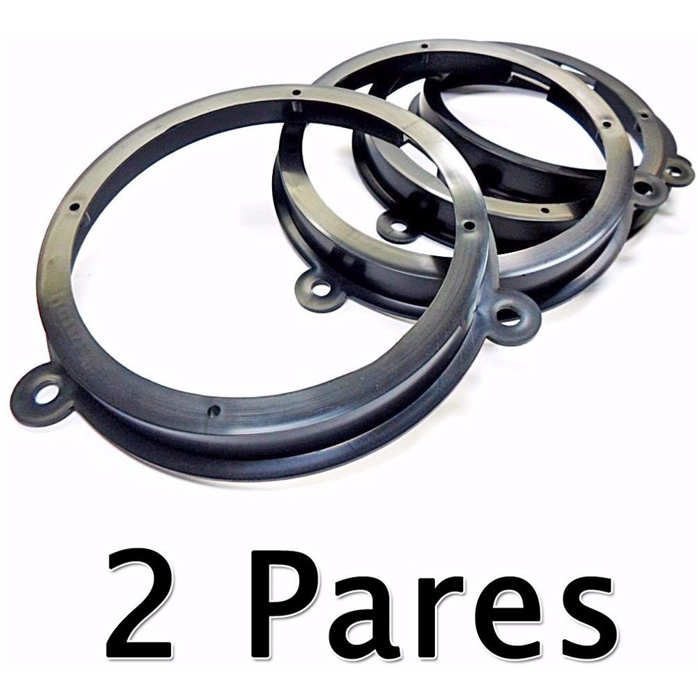 Kit 4 Peças Aro Adaptador Suporte Falante Nissan March Livina Tiida Logan