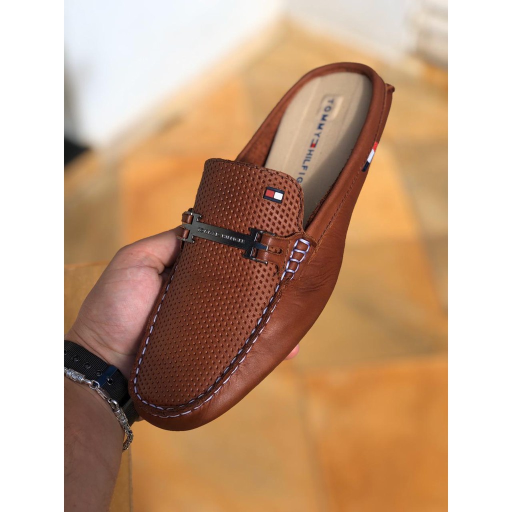 Mule de couro shops masculino