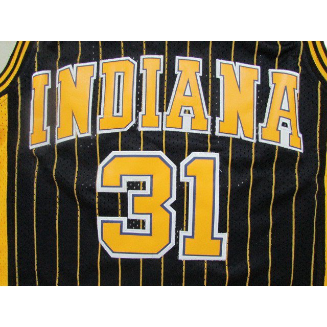 Camisa Nba Indiana Pacer no . 31 Miller Jersey Colete Esportivo Listrado Azul Escuro EmRZ