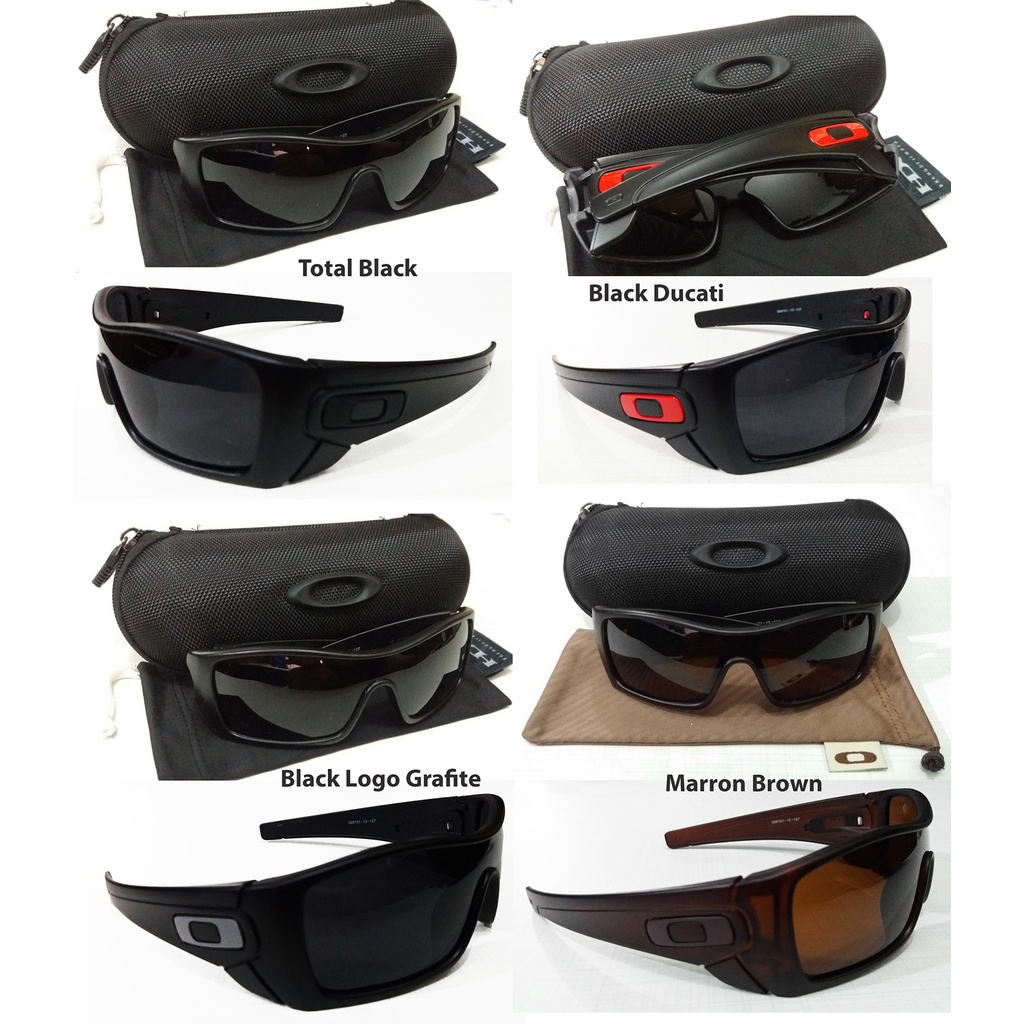 Batwolf Black Fosco Lentes Polarizada mais estojo Case e Saquinho