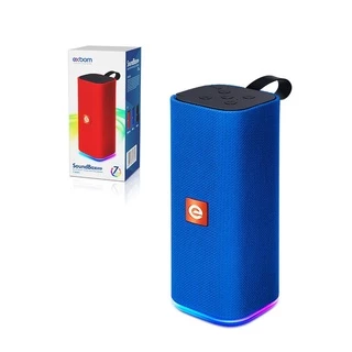 Caixa De Som recarregável Bluetooth 5.0 USB SD radio FM AUX LED RGB Exbom CS-M33BTL 10W/CS-M31BTL 5W em Oferta na Shopee