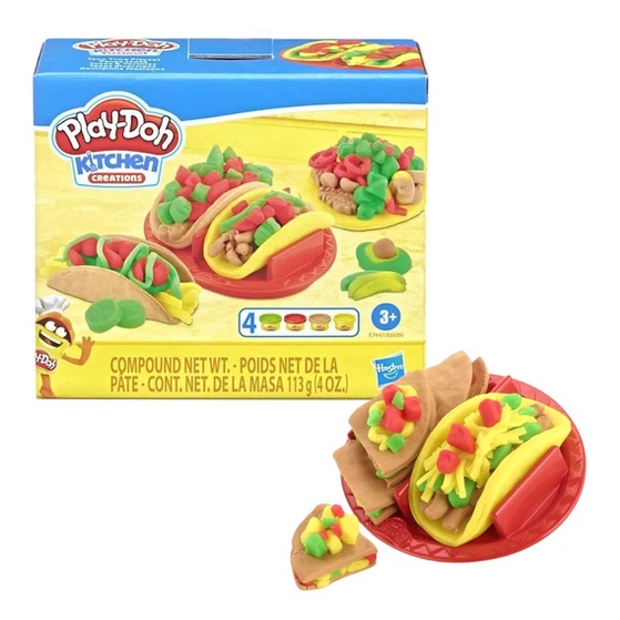 MASSINHA DE MODELAR PLAY DOH COMIDA MEXICANA HASBRO INFANTIL