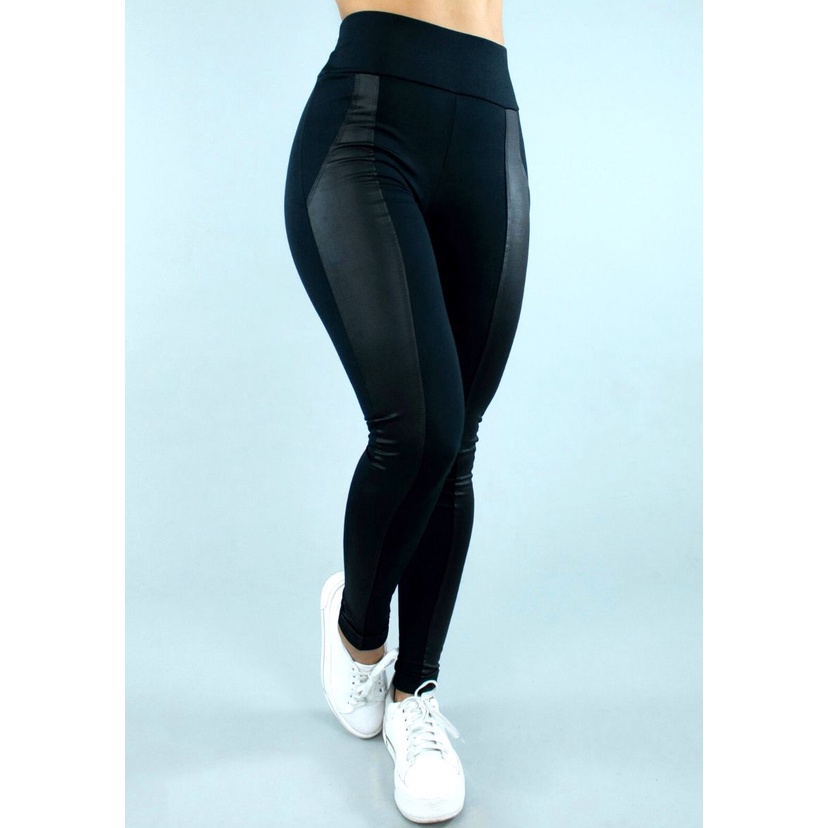 Calça Montaria Feminina Flanelada Legging Forrada Detalhe Cirrê