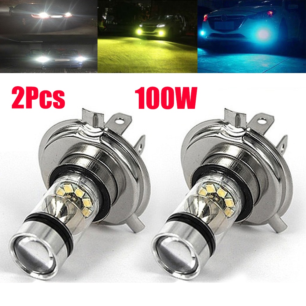 MITOM 2Pcs H4 Farol LED 8000LM Lâmpadas De Teto Para Carros