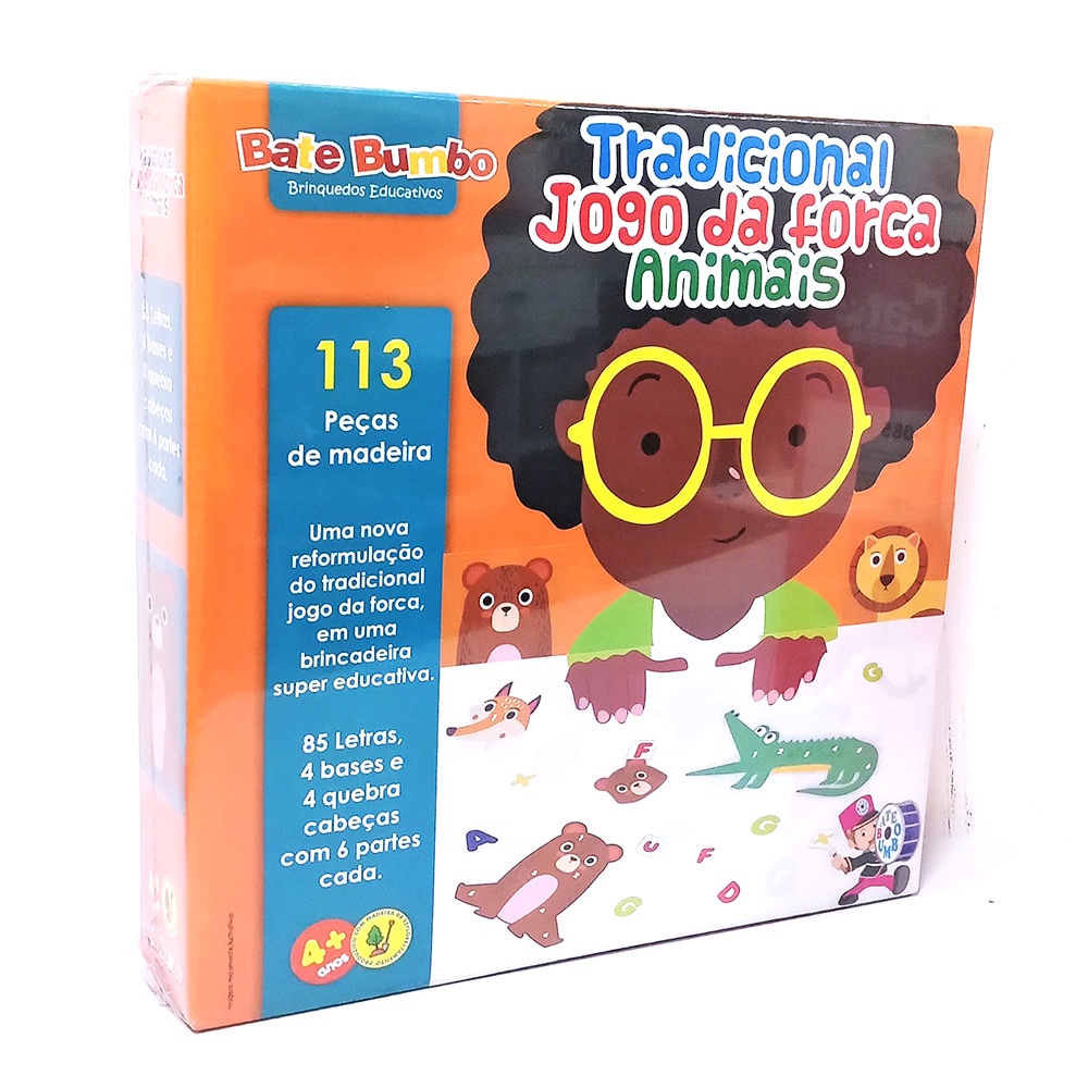 Brinquedo Educativo Jogo da Forca Animais | Shopee Brasil
