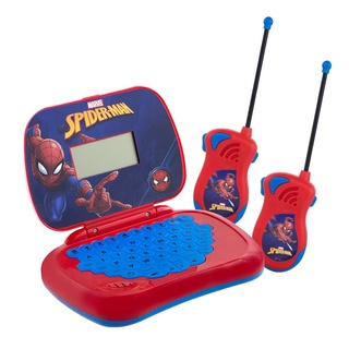 Kit Laptop - Bilíngue + Walkie Talkie do Homem-Aranha