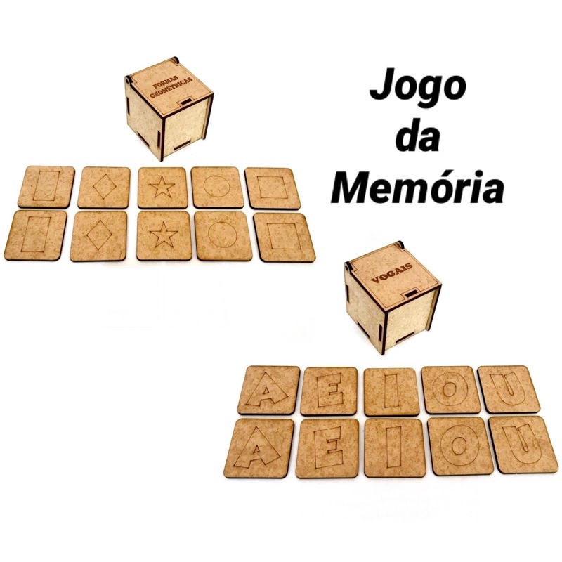 Jogo da memoria criancas 2 anos em mdf