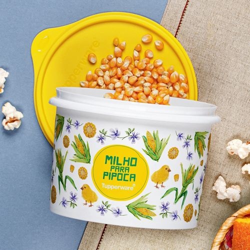 Tupperware Caixa Milho Para Pipoca Floral Kg Shopee Brasil