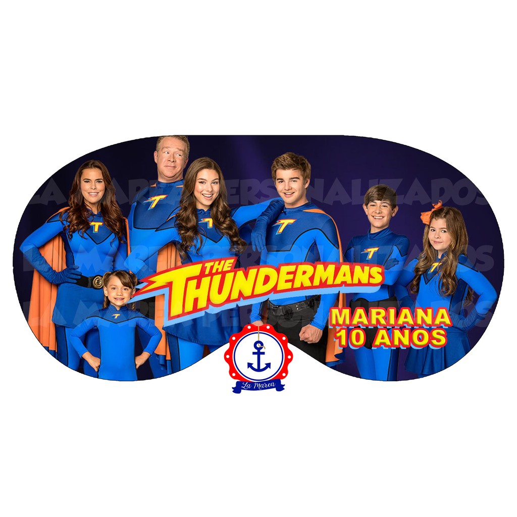 Máscara de Dormir The Thundermans com nome POSTAGEM EM 7 DIAS | Shopee  Brasil