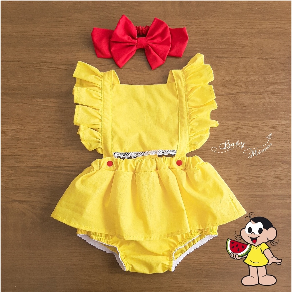 Roupa da best sale magali para bebe