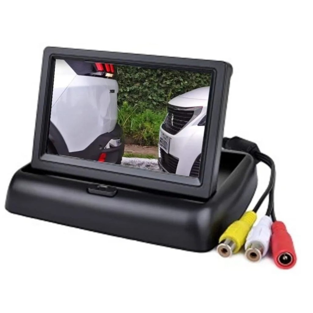 Tela Monitor Veicular 4.3 Vídeo Lcd+ Camera Ré | Shopee Brasil