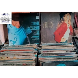 Vinil R$4 Reais Un LP's Aleatório com Capa para Decoração de Festas Artesanato Suporte Bolo Pacote com 12 por R$48 Reais em Oferta na Shopee