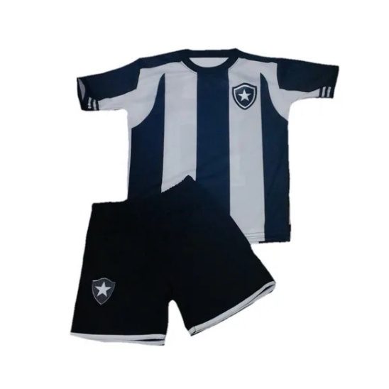 Conjunto De Time Futebol Infantil Botafogo Uniforme 2021(Camisa+Shorts ...
