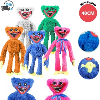 Huggy Wuggy Brasil Pelucia Azul Boneco Playtime Pop Time Bri