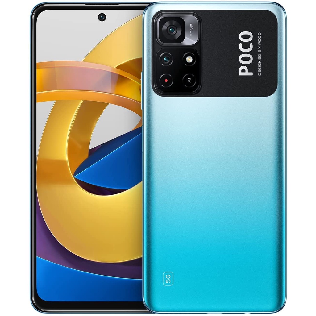 Smartphone Xiaomi Pocofone M4 Pro 5G 128gb/ 6gb Ram Azul | Shopee Brasil