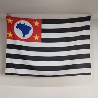Bandeira Do Estado De São Paulo Em tecido Oxford grande 1,50x 1,00m