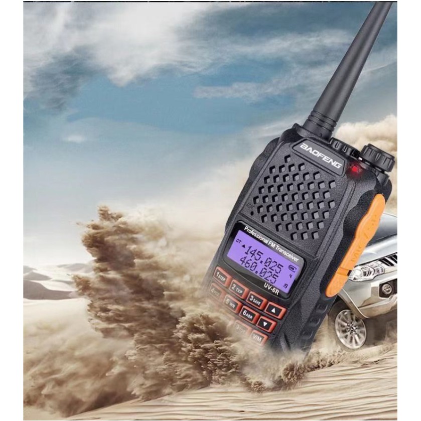 Radio Ht Walk Talk Dual Band Uhf Vhf Fm Baofeng Uv-6r 7w