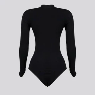 Body Feminino Cacharrel Manga Longa Gola Alta