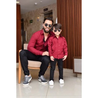 Kit Social Pai e Filho Varias Cores Varios Tamanhos Pronta Entrega