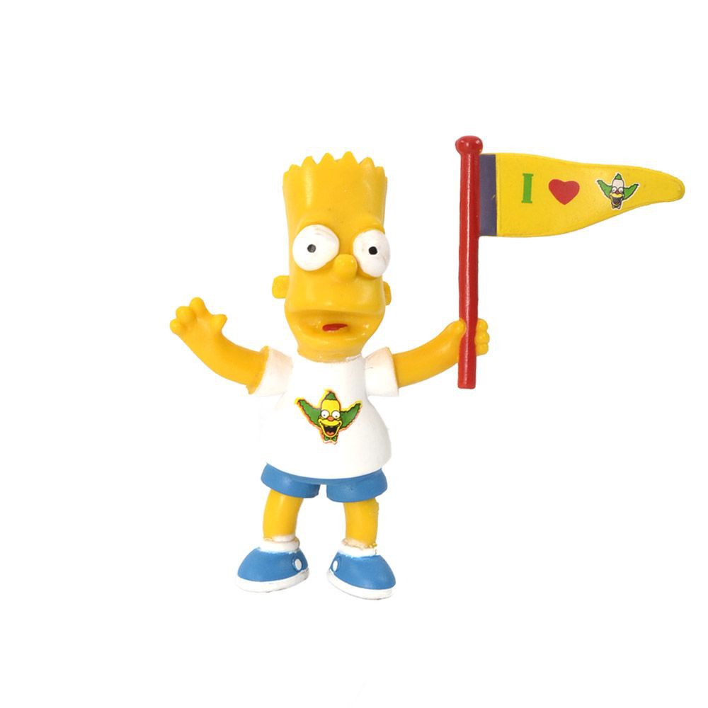 Boneco Bart Simpsons Fã do Palhaço Krusty Multikids