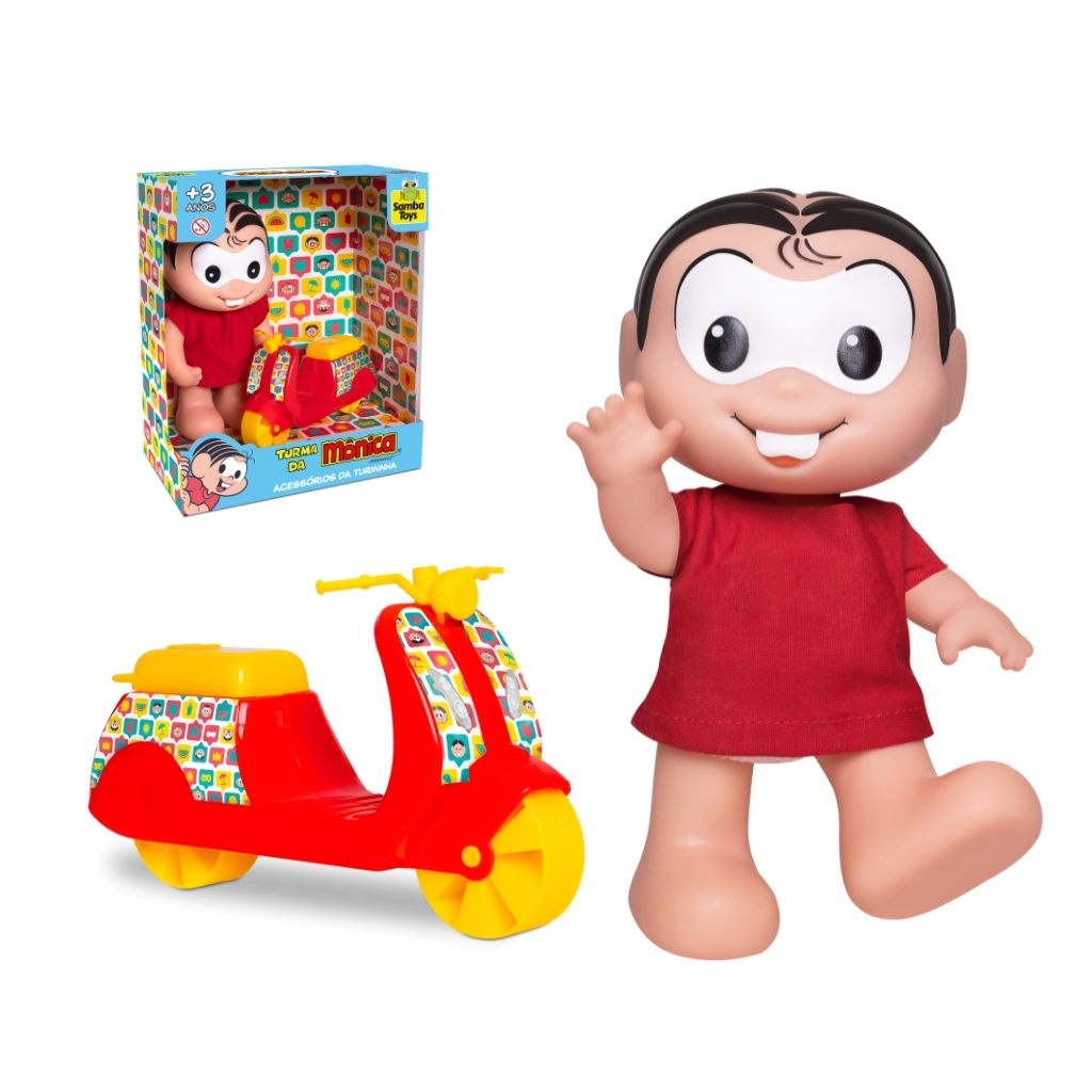 Mini Scooter Divertida Monica - Turma Da Monica Samba Toys | Shopee Brasil