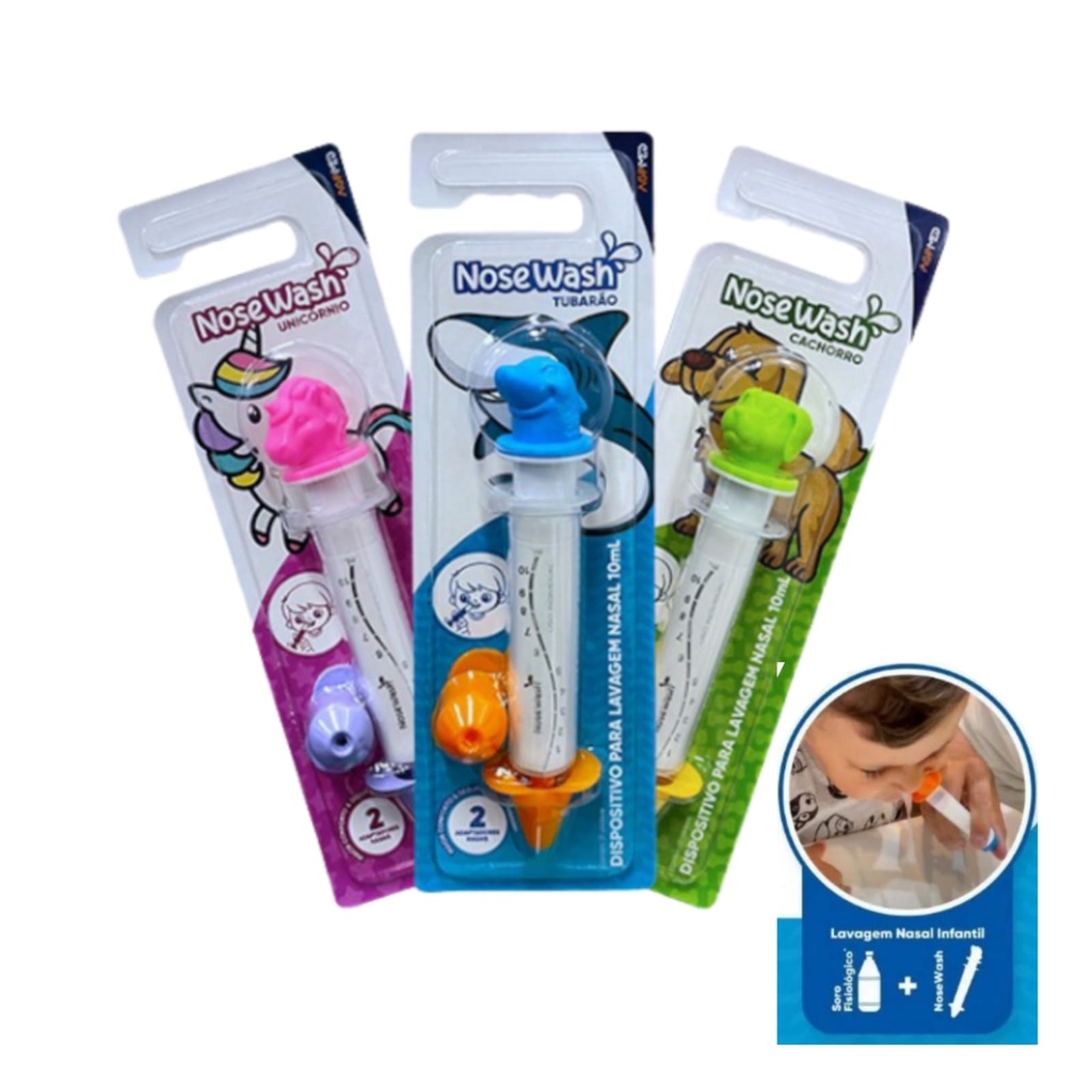 Seringa Para Lavagem Nasal Bebê Infantil Nosewash | Shopee Brasil