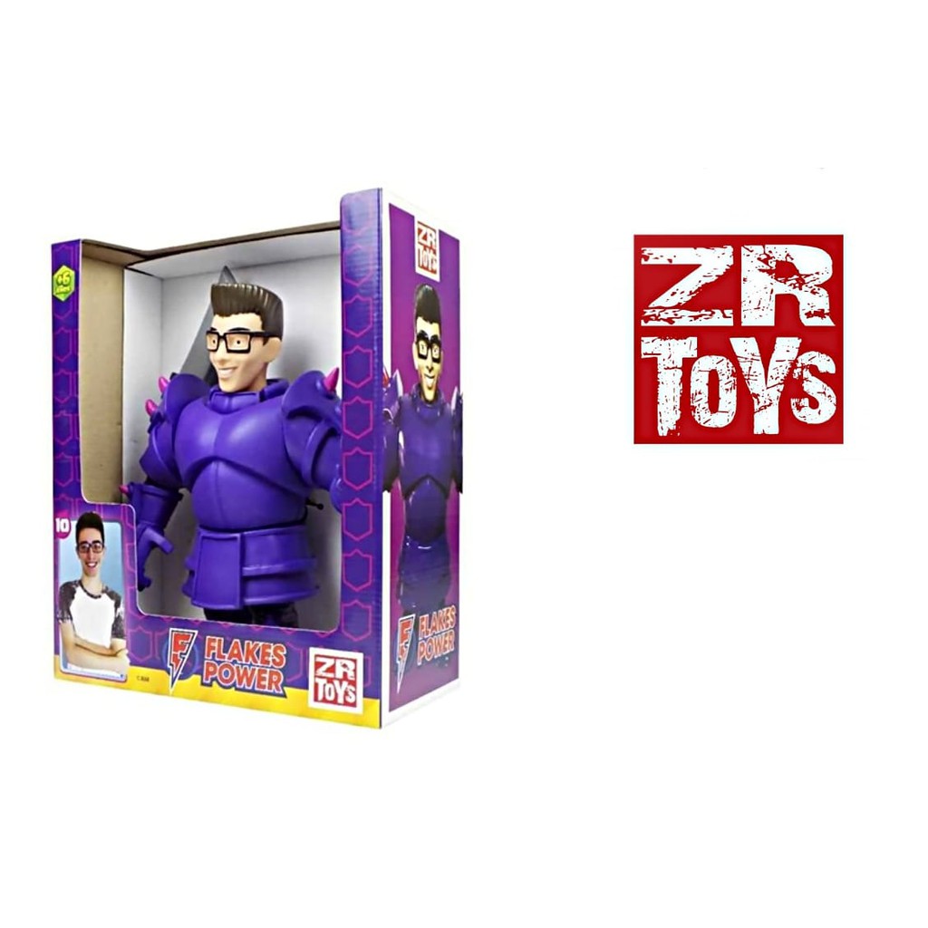 Boneco Youtuber Clash Royale Joao Flakes Power Zr Toys