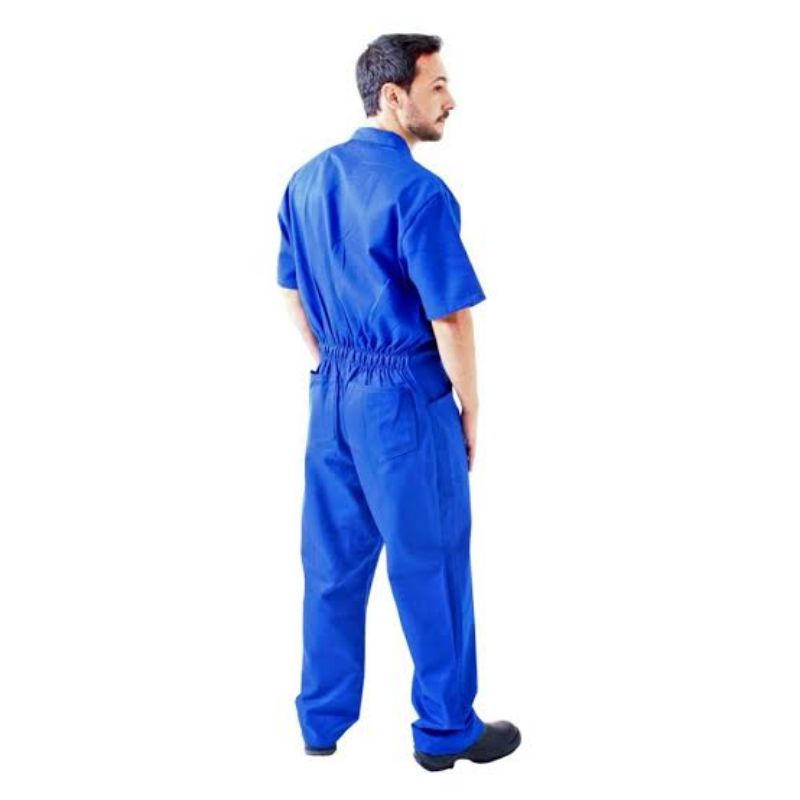 Conjunto de roupa mecânico macacão azul 2 peças — Dbambu