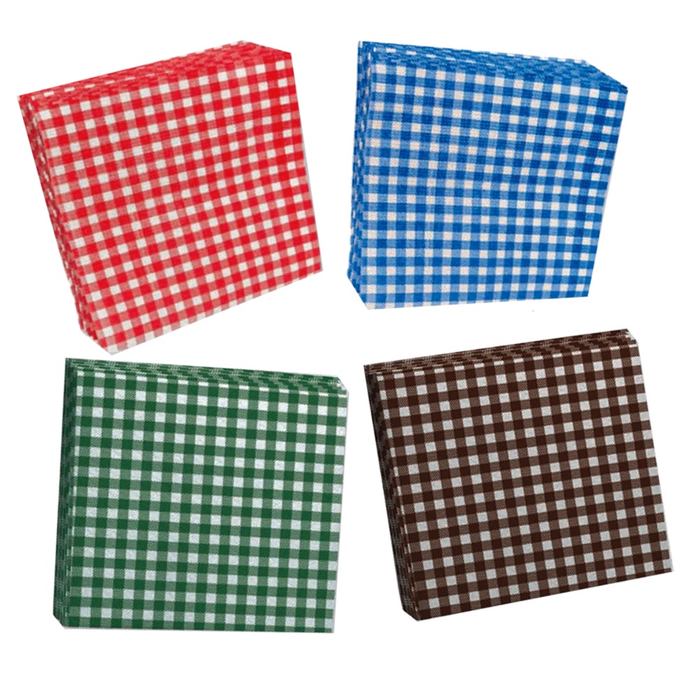 Guardanapos de Papel Xadrez Especial p Festa Junina Kaixote | Shopee Brasil
