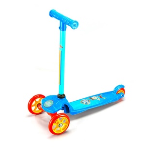 Brinquedo De Crianças Patinete Azul De Carros De Corrida em