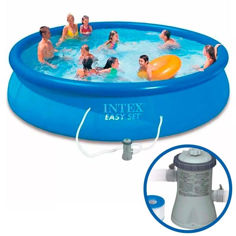 Piscina Inflável 5621 Litros Easy Set 366 x 76 CM com Filtro 220V
