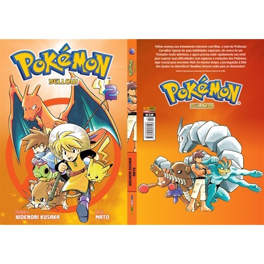 Mangá Pokémon Yellow Coleção Completa volumes 1, 2, 3, 4 - Livros e  revistas - Medianeira, Porto Alegre 1177529035