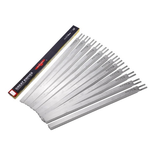 12 Faca Aço Carbono P/ Máquina Corte Industrial 12 Polegadas